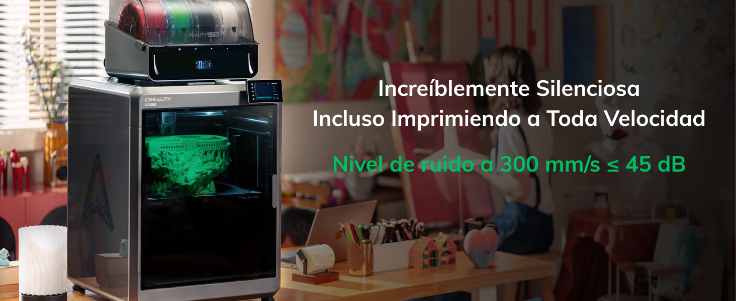 La Creality K2 Plus consolida su posición como la elección definitiva para profesionales que buscan superar los límites convencionales de la impresión 3D. Combinando un volumen de trabajo expansivo, velocidades industriales y sistemas de automatización avanzados, esta impresora representa la evolución natural para talleres, fabricantes y creadores que necesitan escalar sus operaciones. Con características como el control de múltiples filamentos, motores FOC de ultra precisión y medidas de seguridad integrales, la K2 Plus no solo optimiza proyectos grandes y complejos sino que establece un nuevo paradigma en lo que los profesionales pueden esperar de una impresora 3D de alto rendimiento.